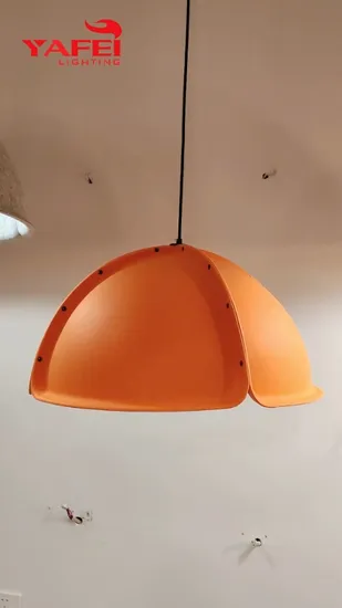 Mejor vendedor para el mercado europeo americano Diseño simple escandinavo Interior moldeado Fieltro para mascotas Decoración de oficina Lámpara de techo colgante de lujo Iluminación